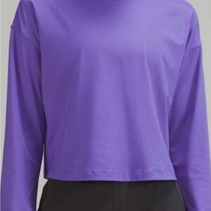 Lululemon Abrasion Resistant Training Long Sleeve Shirt Charged Indigo Size 8